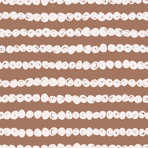 Minimal mocha mousse lines with dots