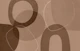 Mid Century Shapes And Outline Mocha Mousse
