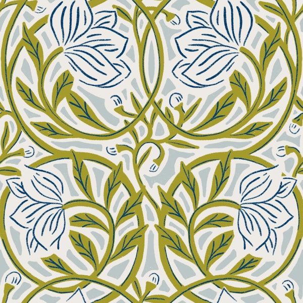 Marcella (green and beige)