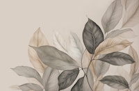 Soft Botanical Foliage Tranquility papiers peint