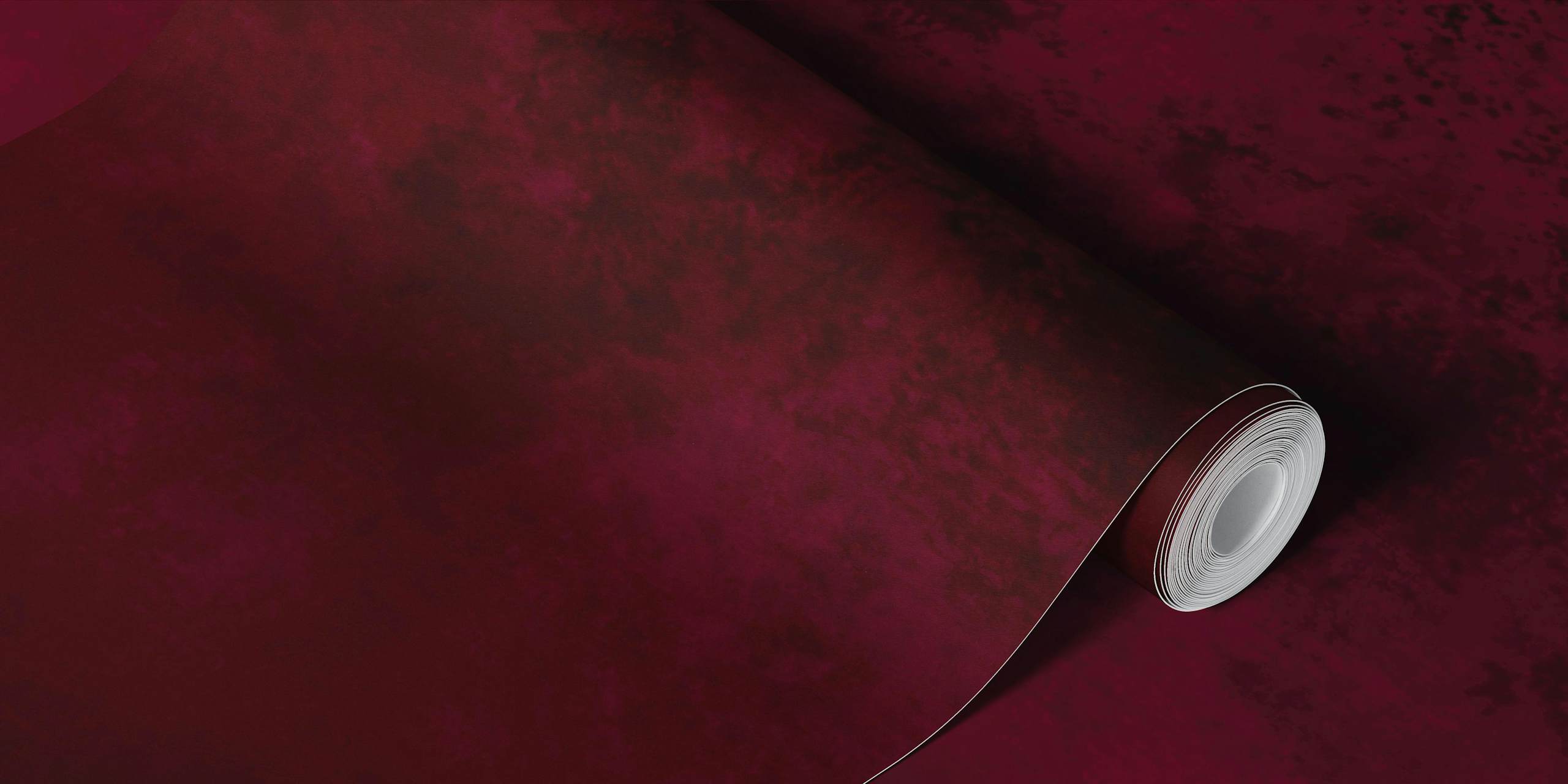 Dark Cherry Velvet Dream wallpaper in a room