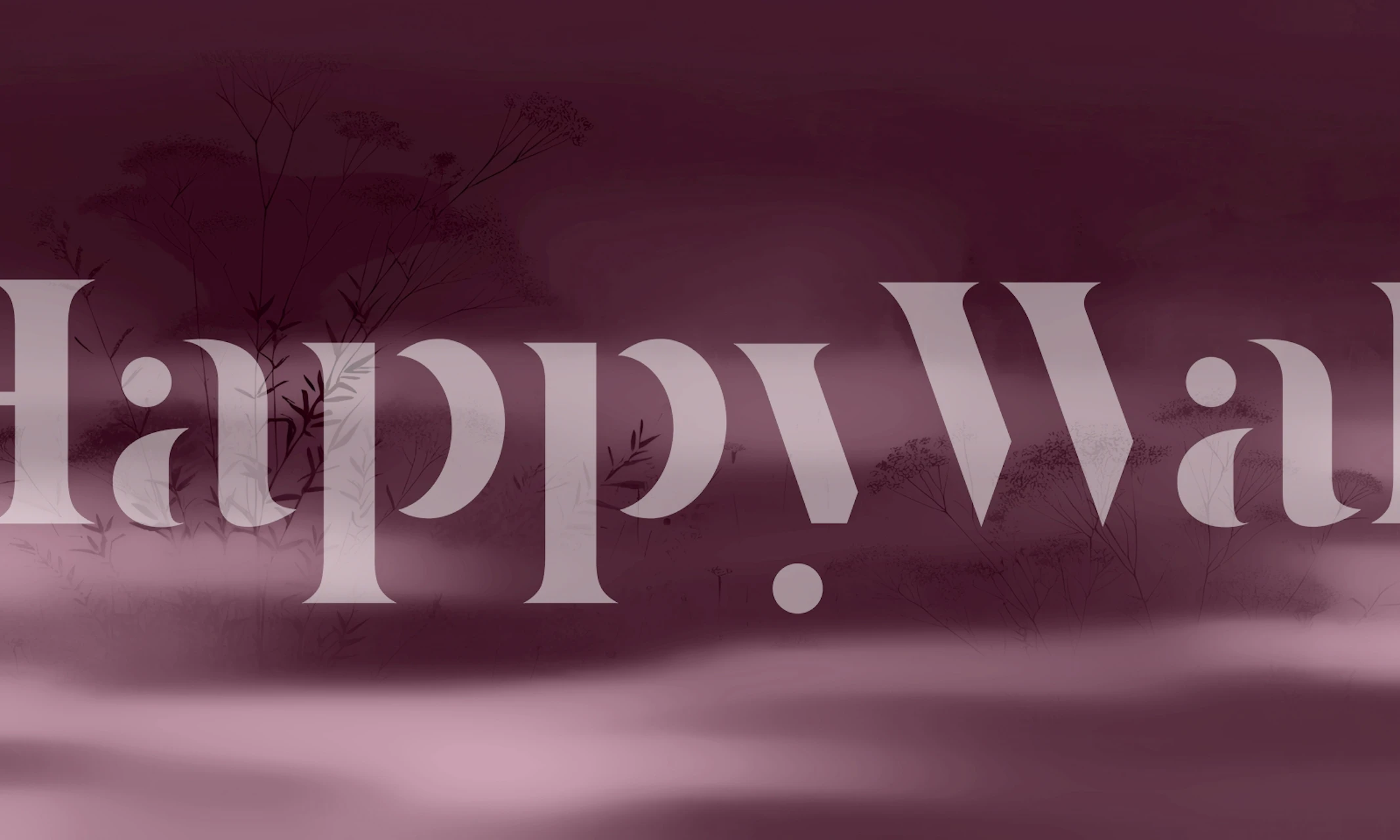 Moody Meadow Botanical wallpaper in a room