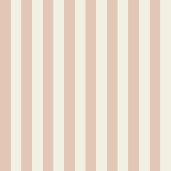 Cream Tan and Cannoli Cream Medium Stripes