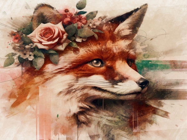 Forest Blossom Fox