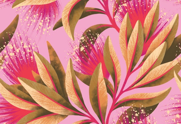 Pohutukawa Floral - Pink