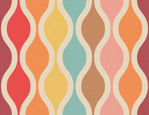 Colorful Wavy Stripes