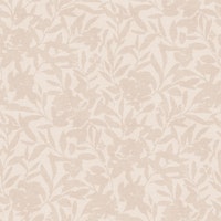Floral silhouettes monochrome neutral beige tapet