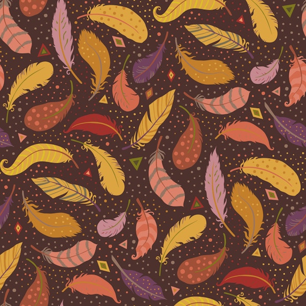 Light as a Feather - autumn browns