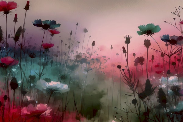 Dreamy Wildflower Field