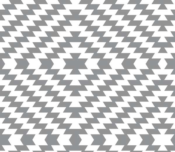 Modern Kilim - grey and white