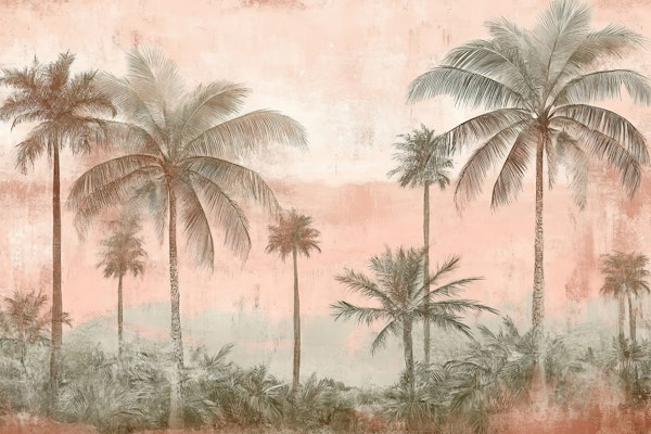 Pink Sunset at Jungle