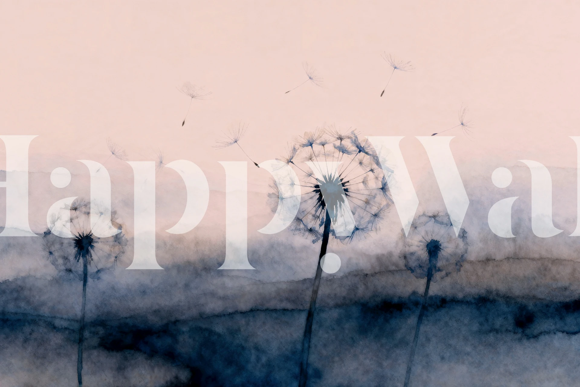 Whimsical Wildflowers tapet i ett rum