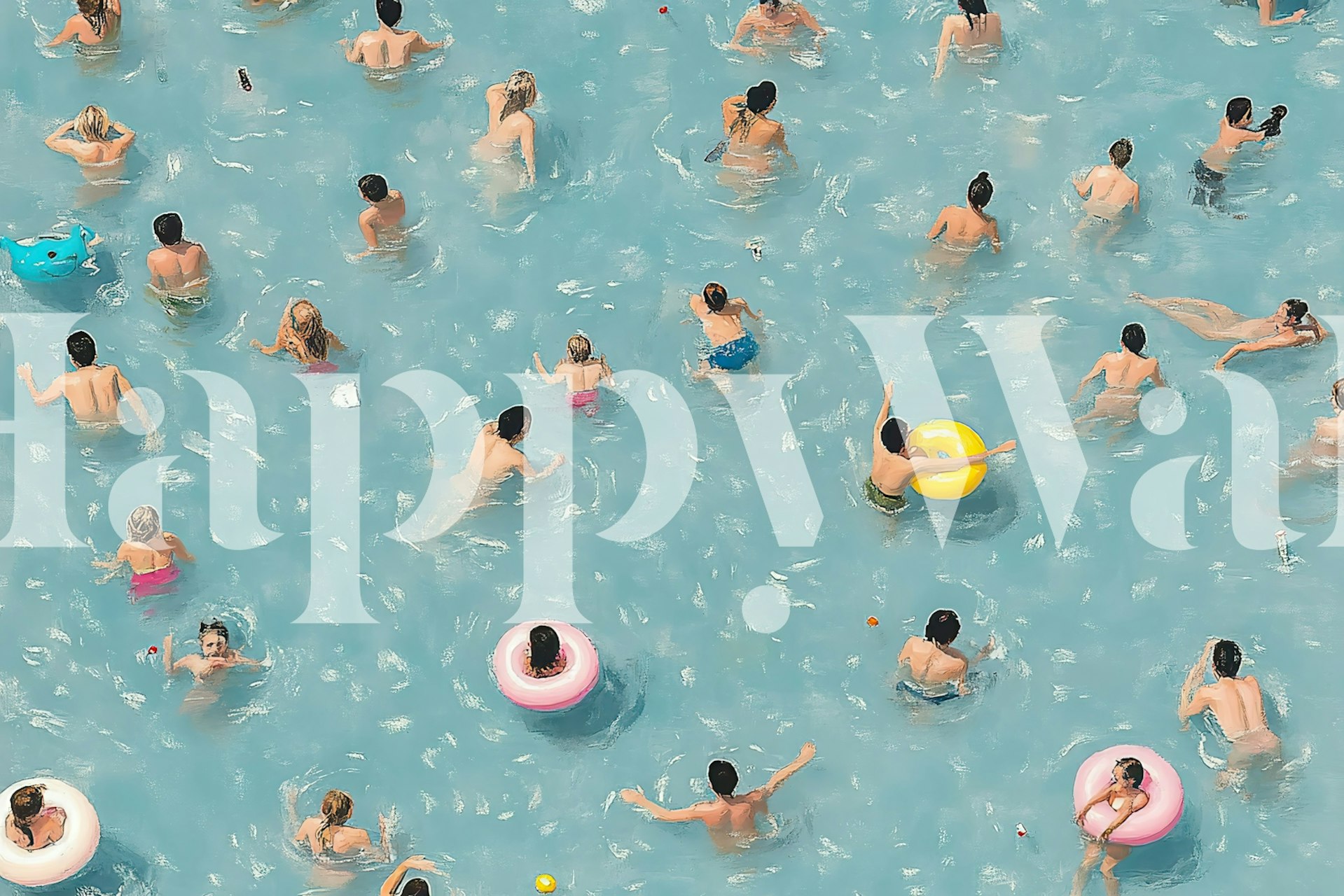 Tapeta Summer Splash v pokoji