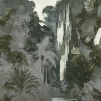 Waterfall Jungle Serenity tapete