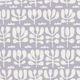 Organic garden - white on grey