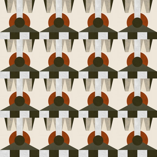 Geometric Earth Tones