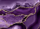 Purple Gold Marble Mosaic
