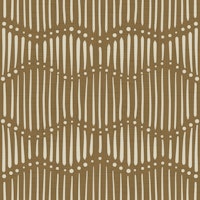 Boho Waves on Dull Gold Canvas ταπετσαρία