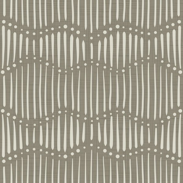 Boho Waves on Laurel Oak Canvas