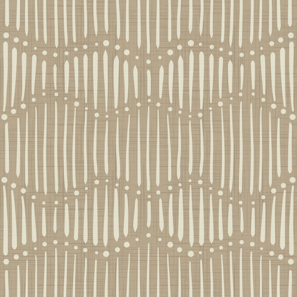 Boho Waves on Safari Canvas