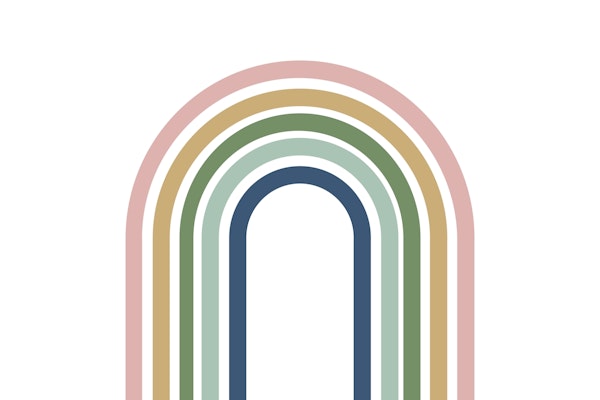 Modern Boho Rainbow 2