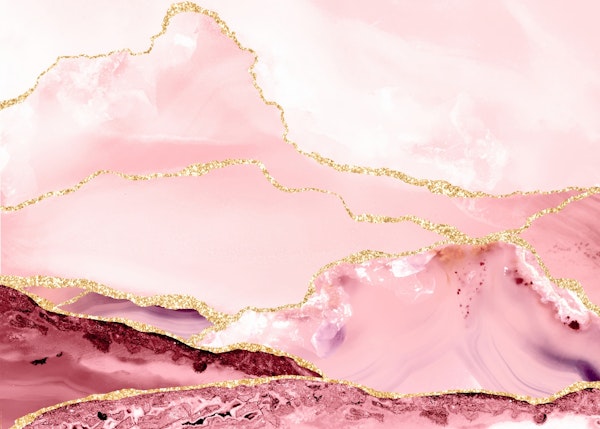 Blush Pink Marble Gold 1