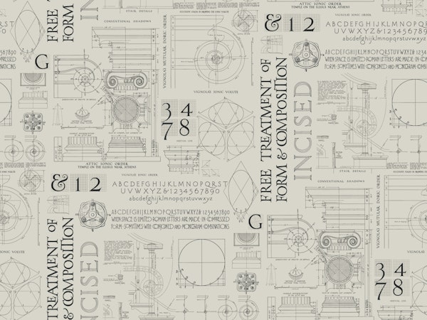 Architectural Form and Style Blueprint Beige