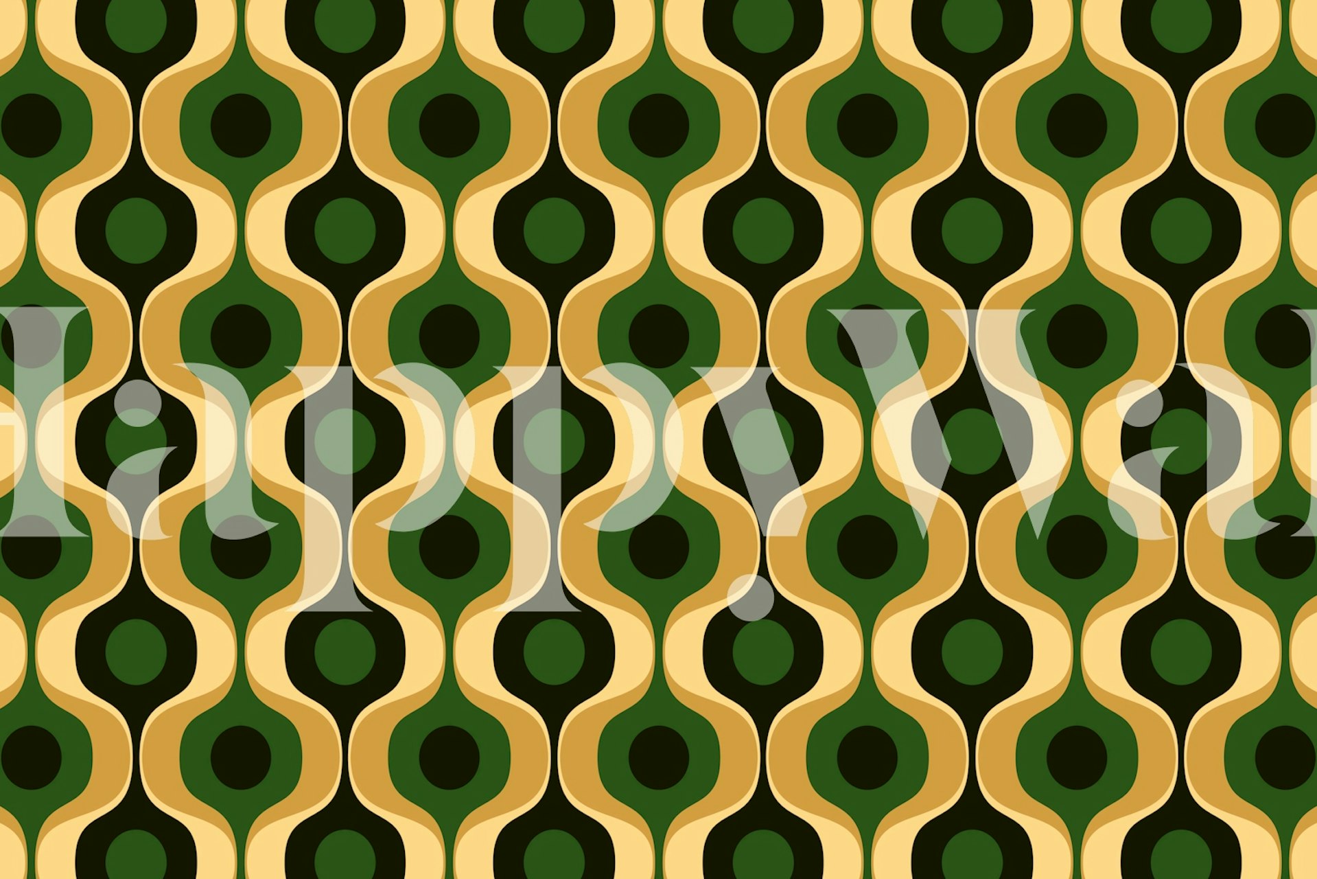 Retro 70s Groovy Elegance wallpaper pattern