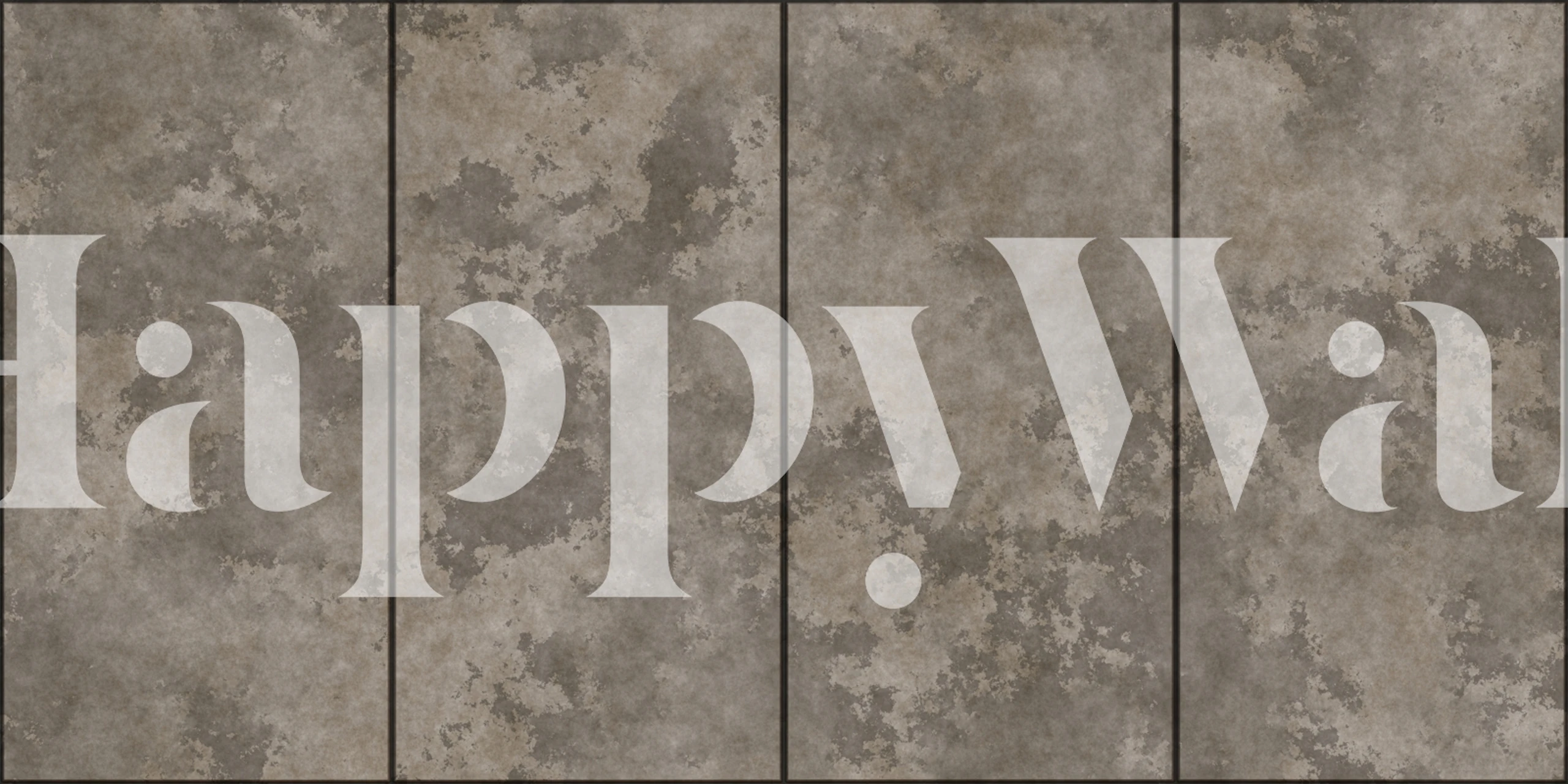 Distressed Concrete Wall behang in een kamer