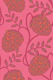Fantasia Floral Botanical Mocha Mousse Pink
