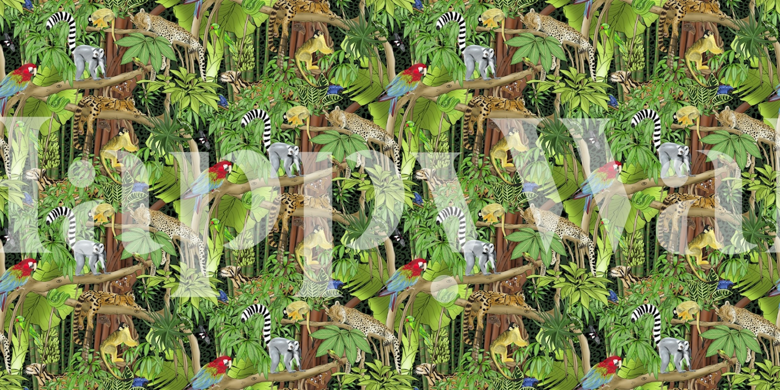 Chillin' in the Jungle tapeta w pokoju