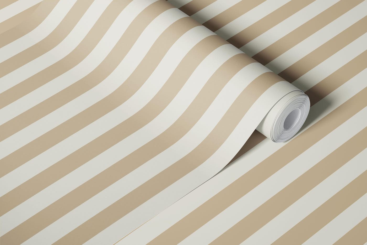 Warm Minimalist Stripes 2 - Medium wallpaper roll