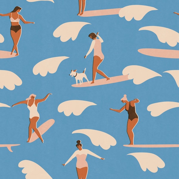 Soul surfers vintage blue