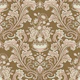 Baroque Floral Beauty on dull Gold