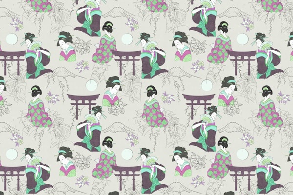 Elegant Geisha Harmony