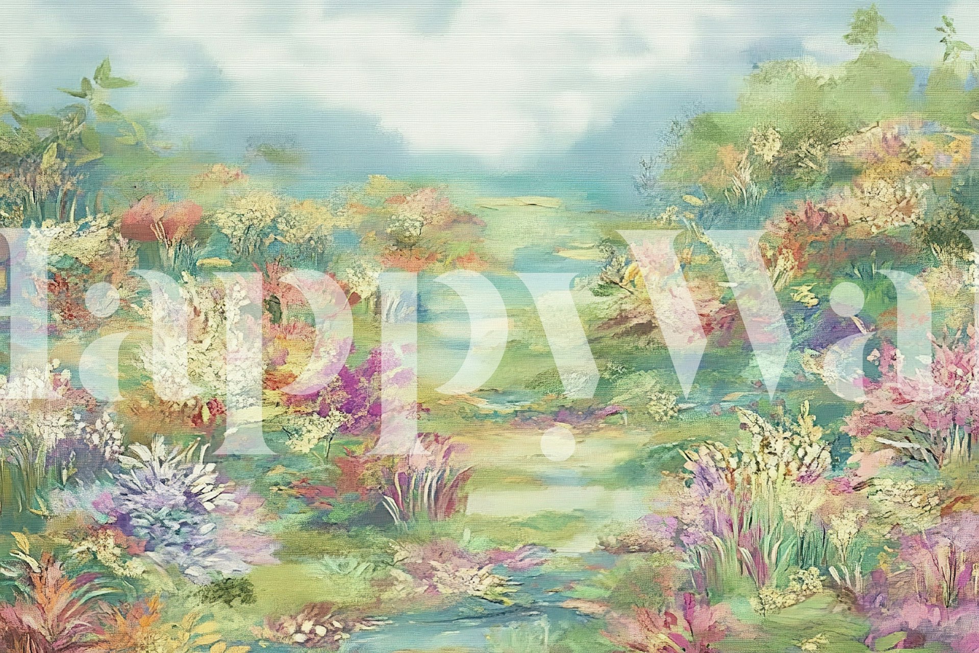 Tapeta kwiatowa Spring Breeze w pokoju