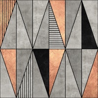 Concrete and Copper Triangles papiers peint