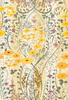 Meadow scent Amber and Topaz shade papiers peint