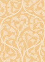 Victorian dandelion hearts Yellow Topaz wallpaper