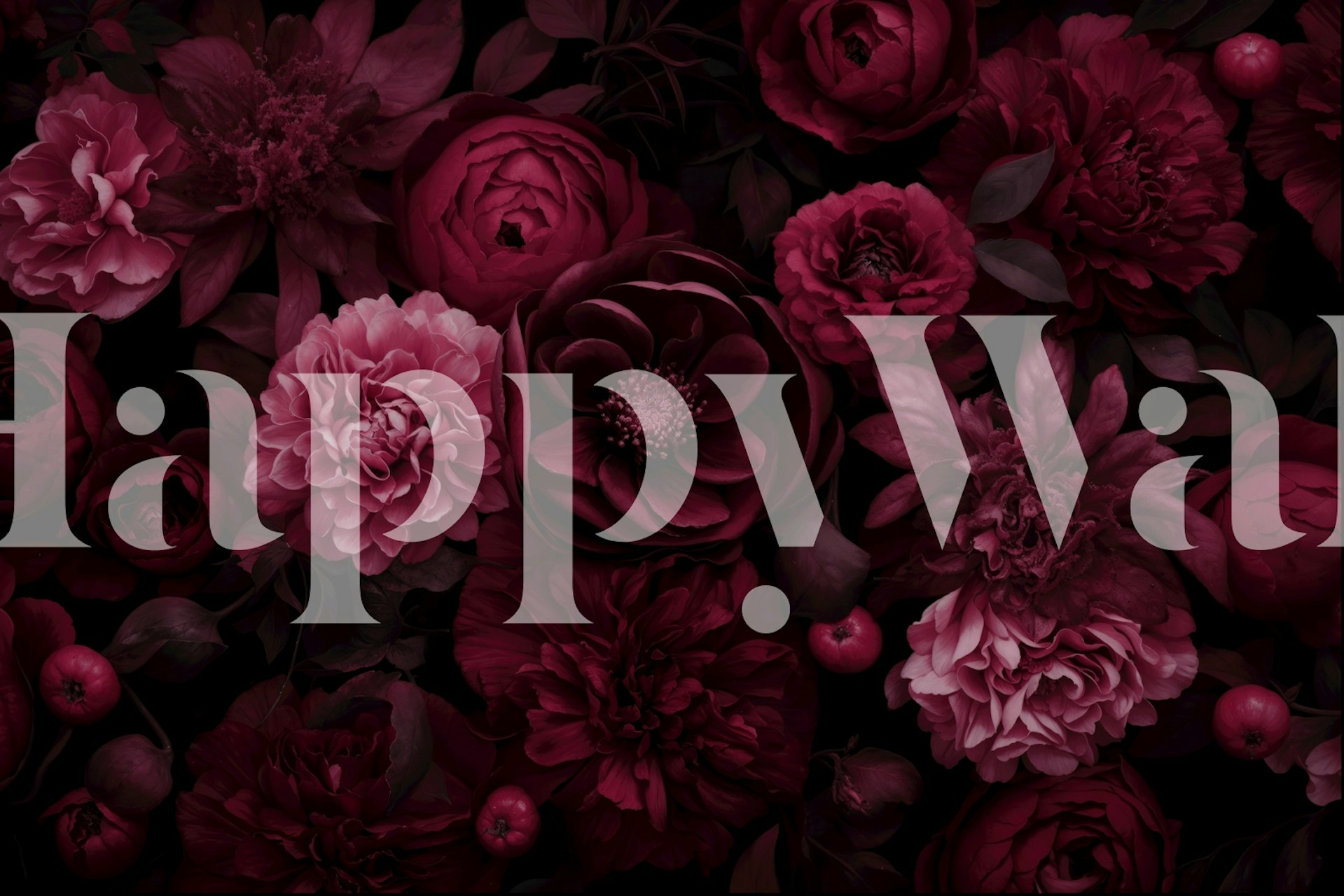 Σχέδιο floral ταπετσαρίας χρώματος μπορντό