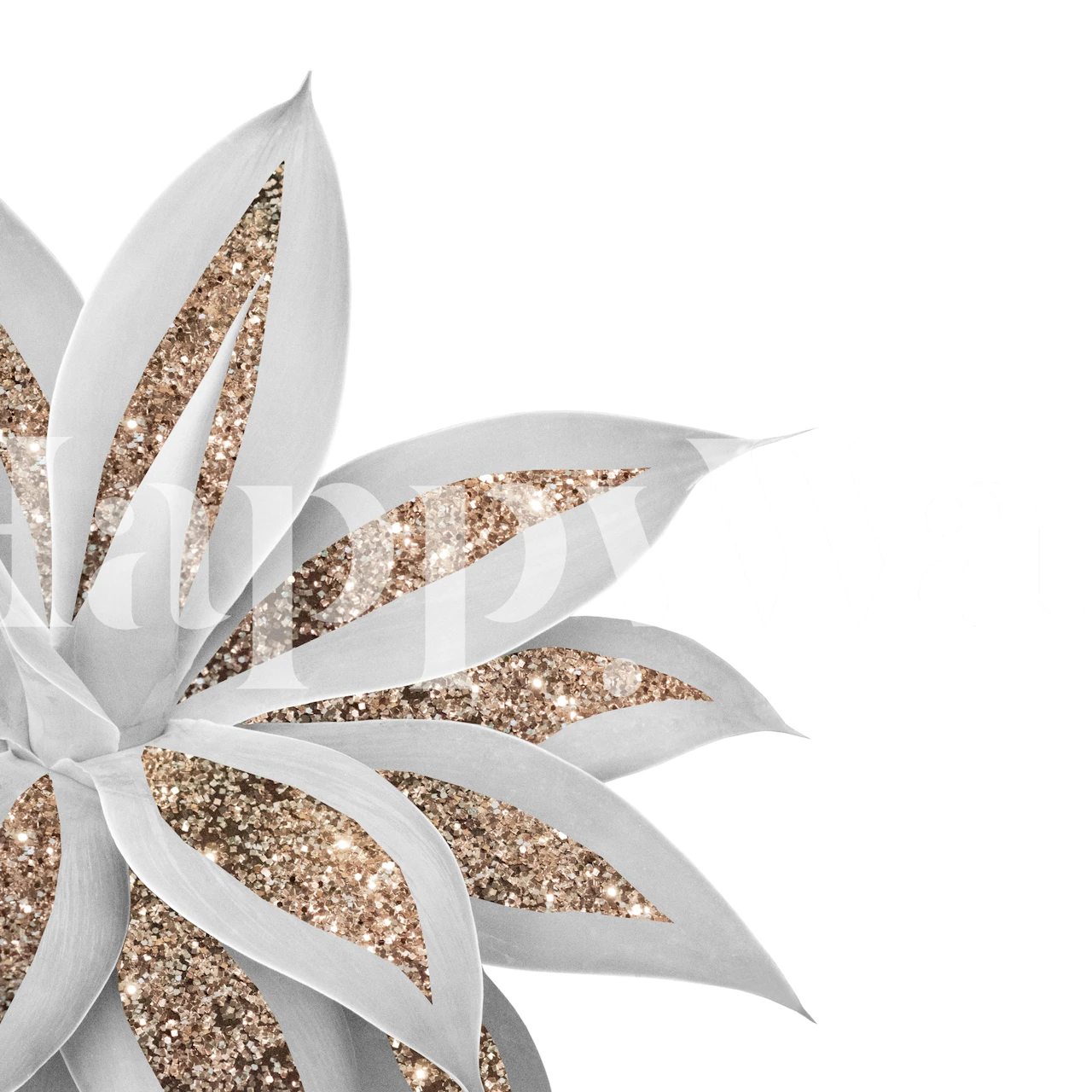 Agave Finesse Glitter Glam 9 tapeta u sobi