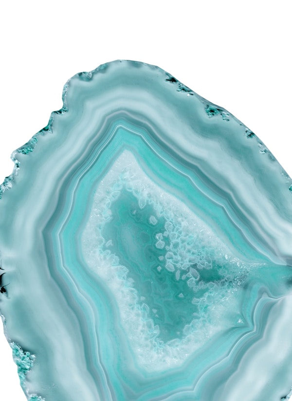 Soft Teal Agate Dream 1