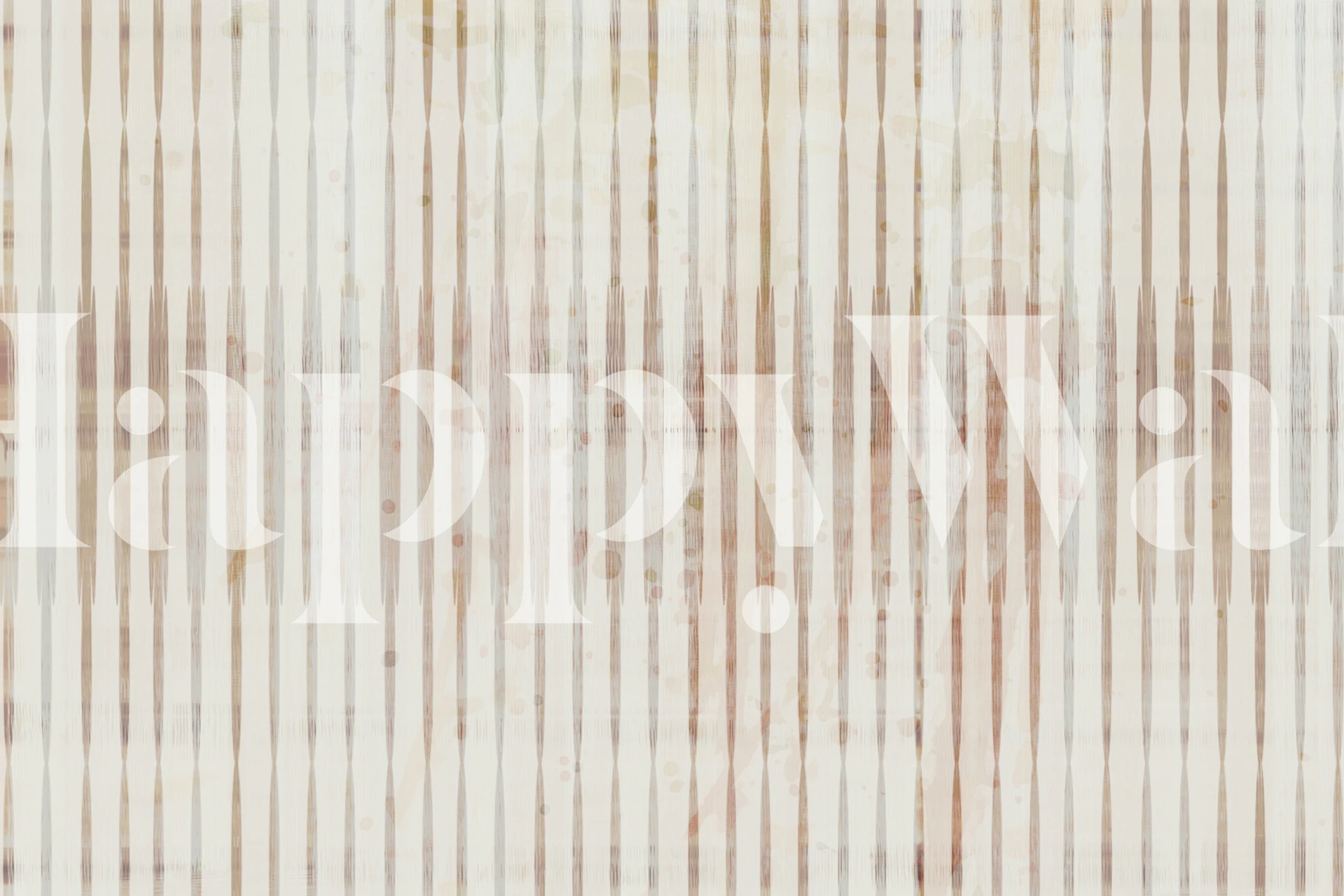 Earthy Striped Japandi Elegance tapet i rum