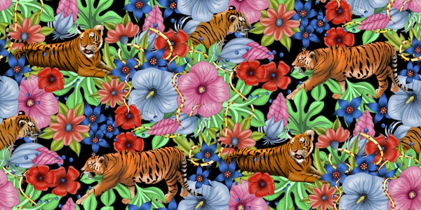 Tropical Jungle Tigers