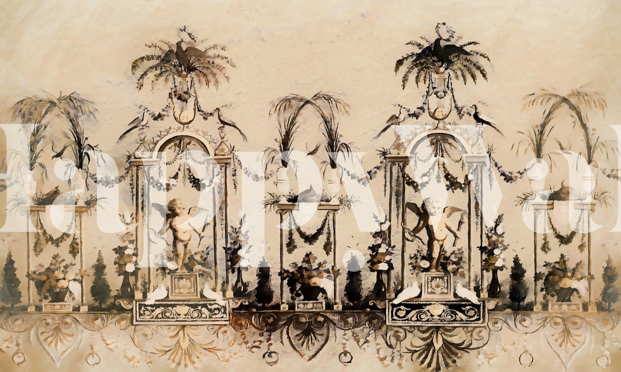 Renaissance Garden Symphony tapet i et rum