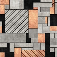Random Concrete and Copper wallpaper