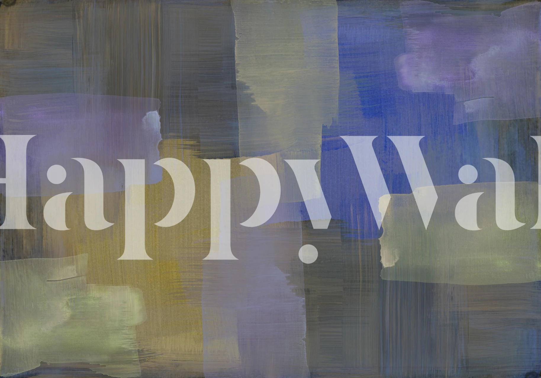 Muted Color Symphony wallpaper in a room