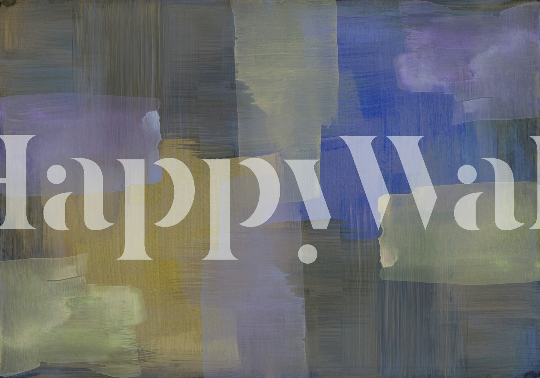 Muted Color Symphony wallpaper in a room