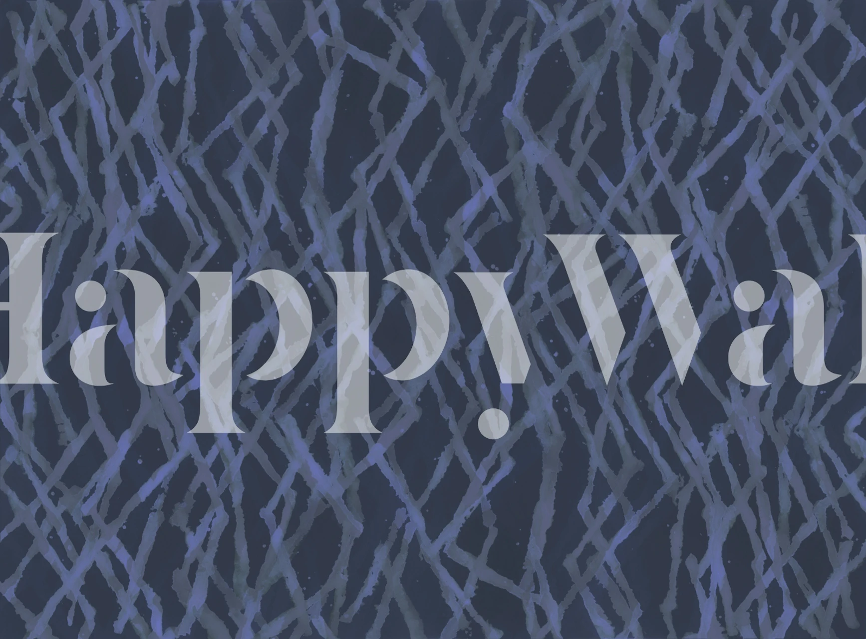 Rustic Watercolor Lines wallpaper displayed in a room