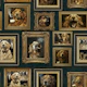 Smoking Golden Retriever Gallery Wall